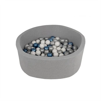 BabyTrold Ball Pool with Balls, Dark Grey