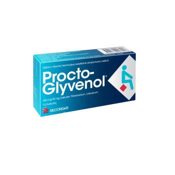 PROCTO-GLYVENOL 400/40 mg žvakutės N10