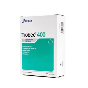 Uriach Tiobec 400 40 tabletės