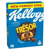 Dribsniai KELLOGG'S Tresor Milk Choco 410g kaina