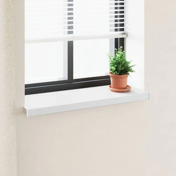 Langų palangė Balta 80 x 35 x 4,5 cm PVC