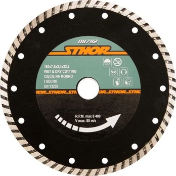 Toya „Sthor Turbo“ deimantinis diskas 230 mm (08793)