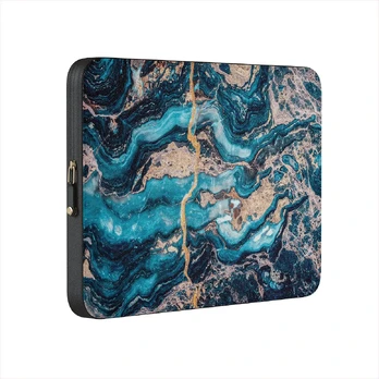 Mystic River - Blue Marble Laptop Sleeve, 13 inches