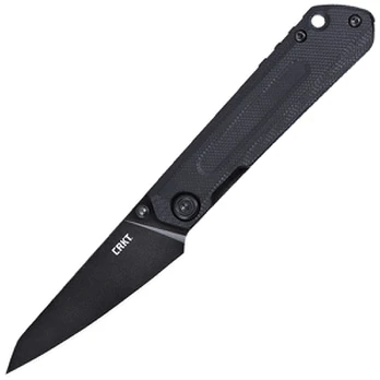 CRKT Straight Frame Lock Black Sulankstomas peilis