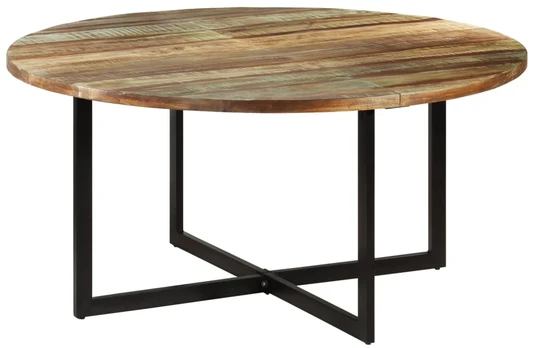 Valgomojo stalas, 150x75cm, perdirbtos medienos masyvas