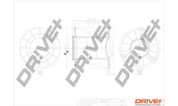 Oro filtras Dr!ve+ DP1110.10.0266