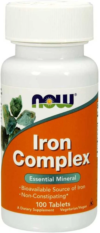 Now Foods NOW Iron complex 100 tabl.