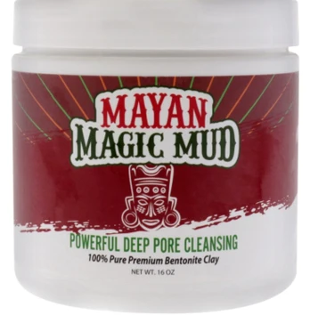Veido kaukė, valomoji Mayan Magic Mud Powerful Deep Pore Bentonite Clay, 454 ml