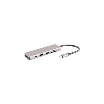 Stotis/replikator Shiverpeaks Shiverpeaks USB-C dokas Multiport 6-in-1
