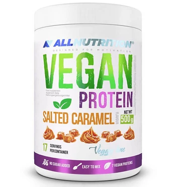 Allnutrition Vegan Protein, Braškių, 500 g