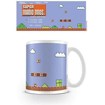 Nintendo - Super Mario Retro Title Mug - White