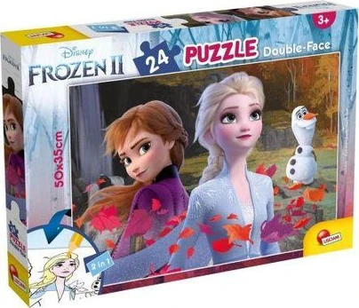 Lisciani Lapai Dvipusė dėlionė Plus 24 Frozen 2