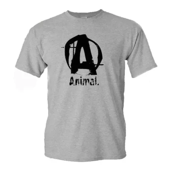 Universal Animal Basic Logo Tee Marškinėliai pilki - L Dydis