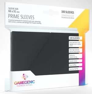 Kortelių įmautės Gamegenic Prime CCG Sleeves Black