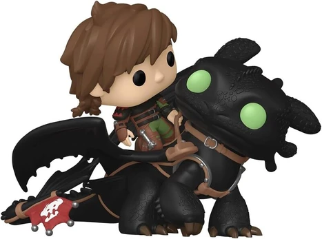 Funko Pop! Deluxe: How to Train Your Dragon - Hiccup with Toothless #123