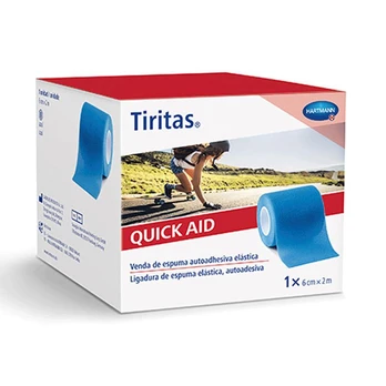 HARTMANN Greitos pagalbos tinkas 6cm x 2m Mėlynas