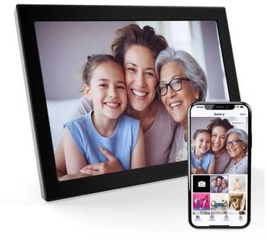 Nuotraukų rėmelis Xoro Digitaler Bilderrahmen WLAN 10,1" Multitouch IPS USB-C