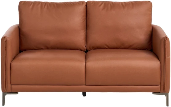 Beliani Dvivietė sofa CILENS, aukso rudos spalvos