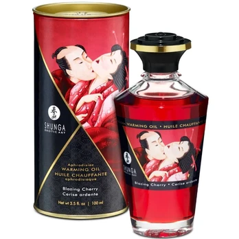 SHUNGA - Šildomas masažo aliejus, 100 ml