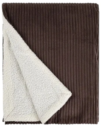 Pledas Homla Basic Mirado, balta sp./ruda sp., 150 cm x 200 cm