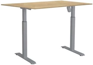 Stalas reguliuojamo aukščio Sun-flex EasyDesk Adapt I Without Legs, aliuminio/beržo