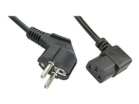 Lindy CEE7/7 – IEC 320 maitinimo kabelis, 3m, juoda (30302)