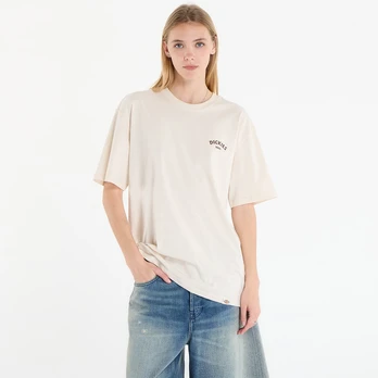 Dickies Pizza Tee UNISEX Beige - Dydis L (DK0A886MF901 Marškinėliai)