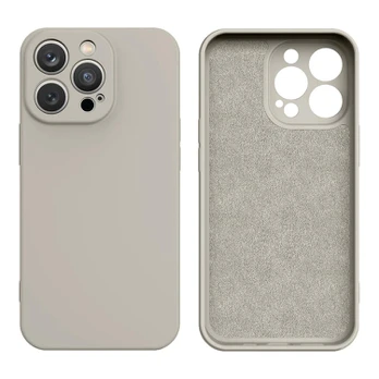 Dėklas Silicone case for iPhone 14 Plus Smėlinis