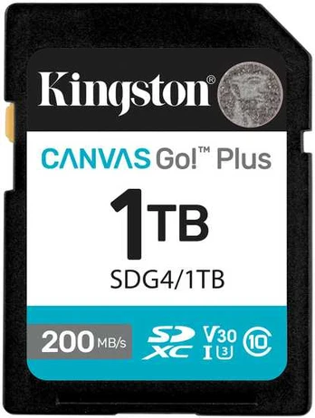Atminties kortelė KINGSTON Canvas Go! Plus 64 GB Micro SDXC, su adapteriu