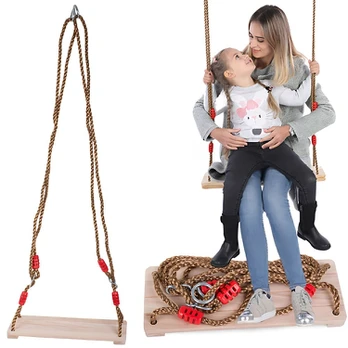 Medinės sūpynės Garden Swing VRK2377, 40 cm, rudos
