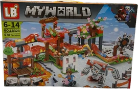 Konstruktorius LED My World Minecraft