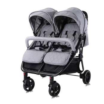 Vežimėlis dvynukams Lorelli Duo, Cool Grey