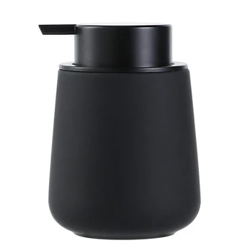 Juodas matinis muilo dozatorius 350 ml