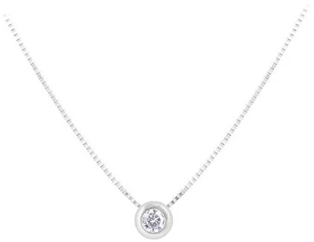 Beneto Sidabrinis necklace with zircon AGS56 / 47