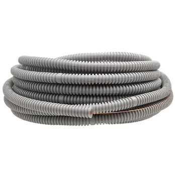 Gofruotas vamzdis su viela pilka 20mm/320N/50m