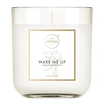 AROMA HOME_Wake Me Up sojų žvakė 150g