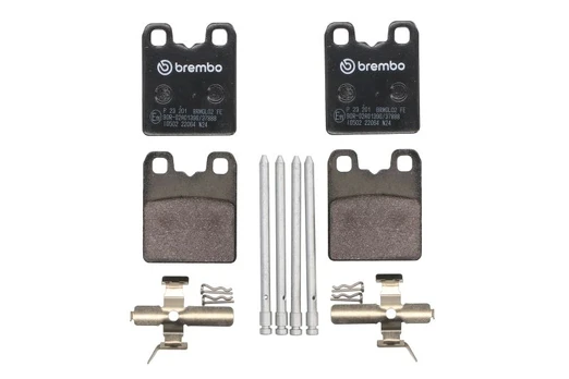 Stabdžių trinkelių rinkinys, diskinis stabdys BREMBO P 23 201