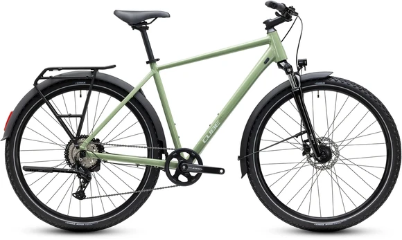 Dviratis Cube Nature ONE FE almondgreen'žalias 2027-50 cm (Dydis: 50 cm)