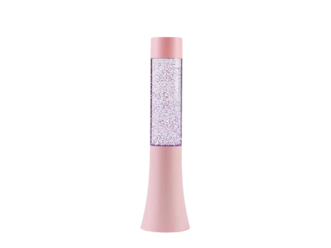 iTotal - Flared Glitter Lamp - Pastel Pink - 33.5 cm