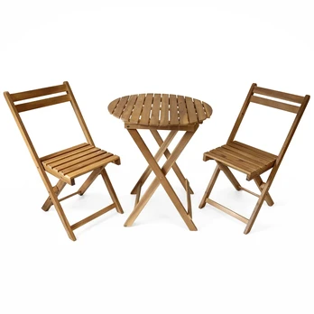 Lauko baldų komplektas Samila Premium, Acacia, 2 asm.