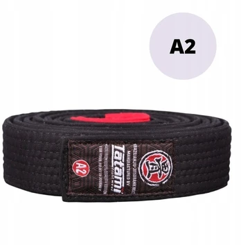 Tatami Bjj Gi kimonų diržas A2, juodas