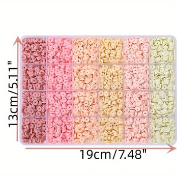 Karoliukų rinkinys, Red-2400pcs