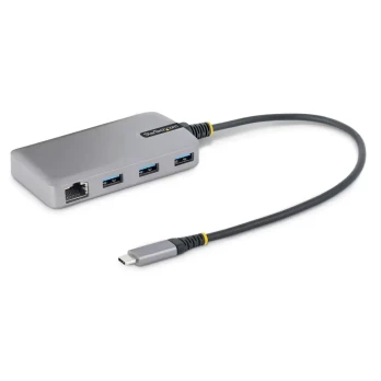 StarTech 3-PORT USB-C HUB W/ ETHERNET/13IN WIN11P PLATINUM