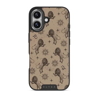 Leo - iPhone 17 Case, Elite Dark (MagSafe) / Gunmetal / Beige