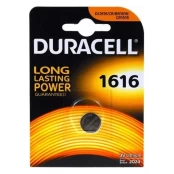 Elementas DURACELL CR1616 3V kaina