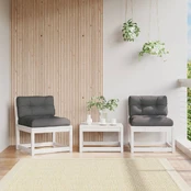 Sodo sofos dalys su pagalvėlėmis, 2vnt., 63,5x73x78cm, pušis kaina