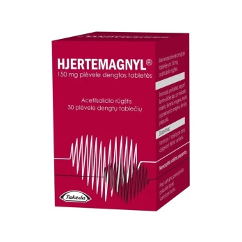HJERTEMAGNYL 150 mg plėvele dengtos tabletės N30