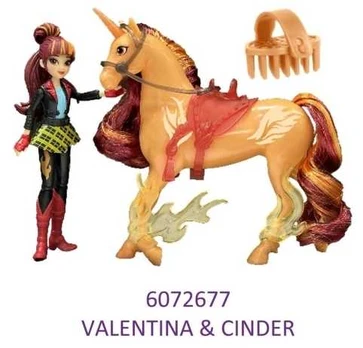 Unicorn Academy Doll & Unicorn V2-Valentina&Cinder