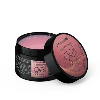 EXCELLENT PRO_ Thixotropy Gel With Effect żel budujacy Golden Blush 50g