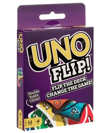 UNO FLIP kortos, stalo žaidimas